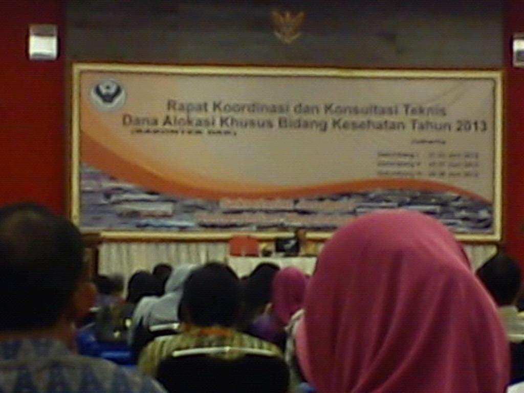 Pembukaan Rakontek DAK Bidang Kesehatan TA 2013